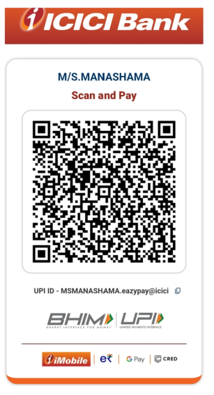 UPI QR Code to pay ₹236 to M/S.MANASHAMA